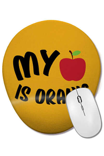 BASKI DÜNYASI Covoraș de mouse oval cu suport pentru încheietura mâinii, cu c...