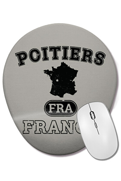 BASKI DÜNYASI Poitiers, Franța, Proprietatea țării, Mouse Pad oval cu suport ...