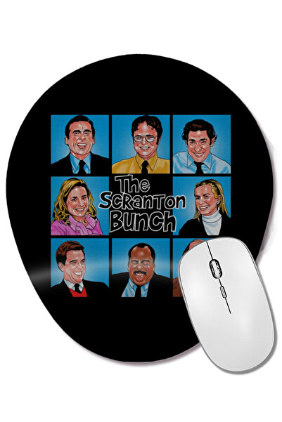 BASKI DÜNYASI The Office Bunch 02 Οβάλ ποντίκι με υποστήριξη καρπού