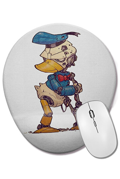 BASKI DÜNYASI Mouse Pad oval cu suport pentru încheietura mâinii Donald Iron ...