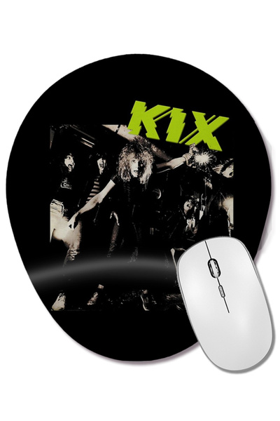 BASKI DÜNYASI Mouse Pad oval Kix cu suport pentru încheietura mâinii