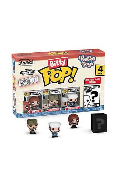 Funko Bitty Pop 4 Pack 2.5cm Retro Toys Gi Joe Figure