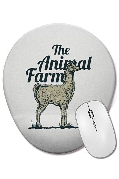 BASKI DÜNYASI Mouse Pad oval The Animal Farm cu suport pentru încheietura mâinii
