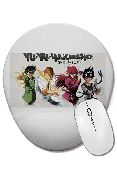 BASKI DÜNYASI Yu Yu Hakusko Mouse Pad oval cu suport pentru încheietura mâinii