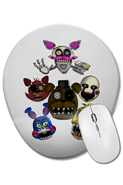 BASKI DÜNYASI Five Nights At Freddy's It's Me Springtrap Mouse Pad oval cu su...