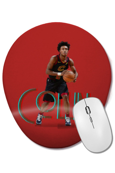 BASKI DÜNYASI Collin Sexton Vintage Art - Legend Basketball Gift Mouse Pad ov...