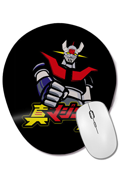 BASKI DÜNYASI Mouse Pad oval Mazinger Z cu suport pentru încheietura mâinii