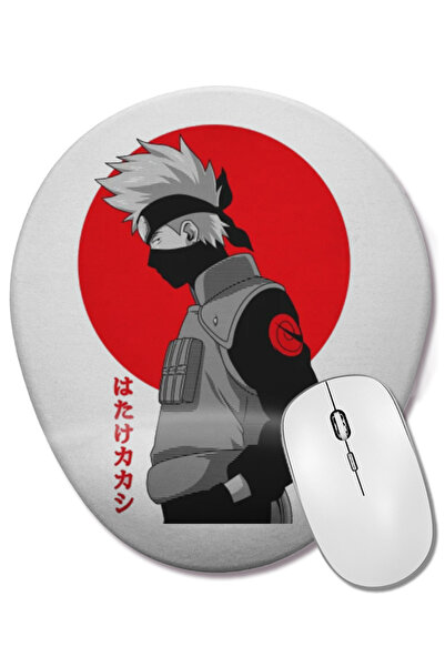 BASKI DÜNYASI Οβάλ ποντίκι με υποστήριξη καρπού Kakashi Japanese