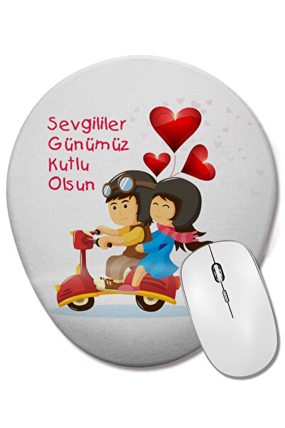 BASKI DÜNYASI Δώρο για την Ημέρα του Αγίου Βαλεντίνου 018 Οβάλ ποντίκι με υπο...