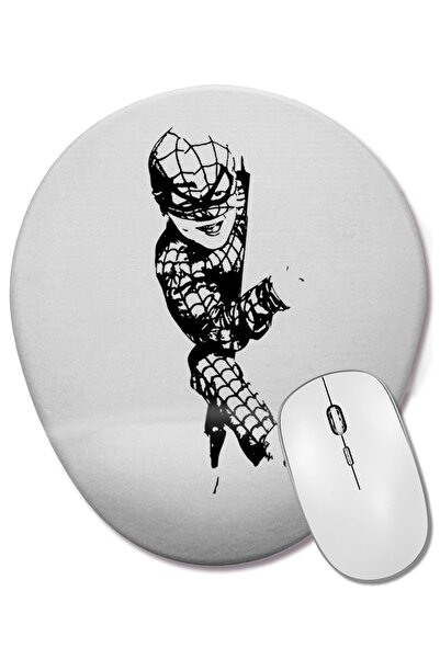 BASKI DÜNYASI Mouse Pad oval Spiderboy cu suport pentru încheietura mâinii