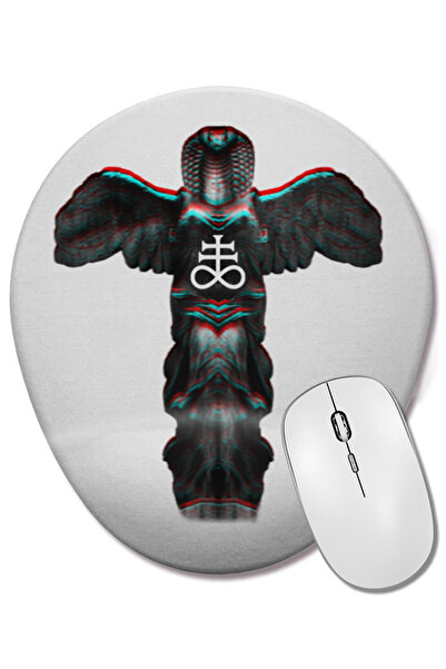 BASKI DÜNYASI Οβάλ ποντίκι με υποστήριξη καρπού από θειίο