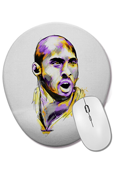 BASKI DÜNYASI Овална подложка за мишка Kobe Black Mamba с опора за китката