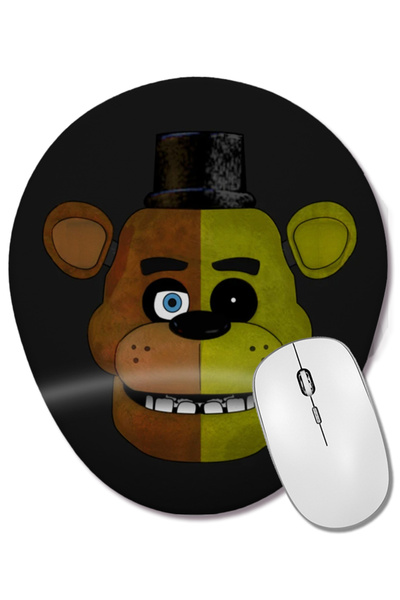 BASKI DÜNYASI Mouse Pad oval Fnaf cu suport pentru încheietura mâinii