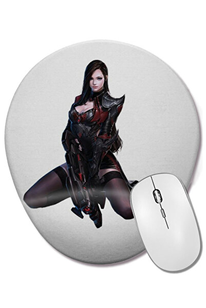 BASKI DÜNYASI Cabal Online 01 Mouse Pad oval cu suport pentru încheietura mâinii