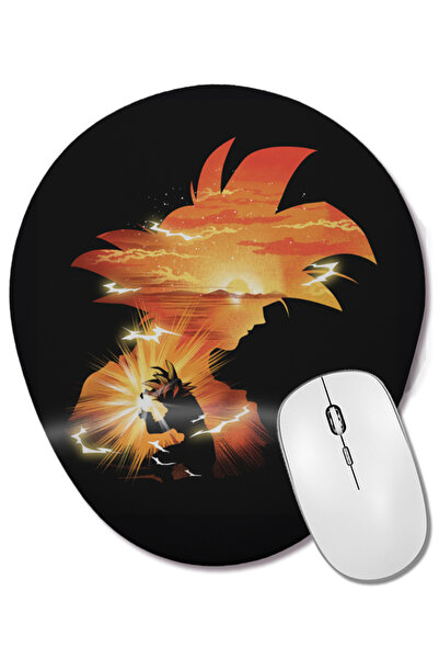 BASKI DÜNYASI Primul mouse pad oval Super Saiyan cu suport pentru încheietura...
