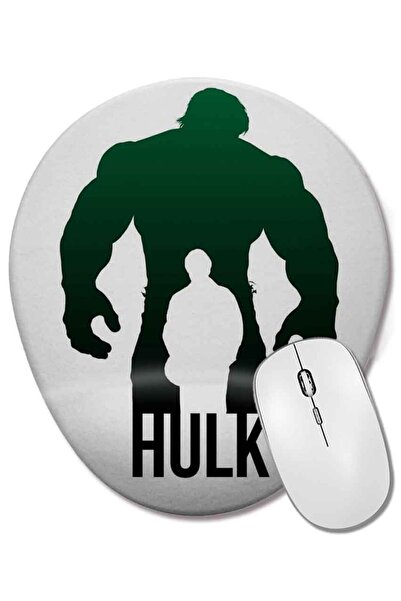 BASKI DÜNYASI Mouse Pad oval The Avengers Hulk cu suport pentru încheietura m...