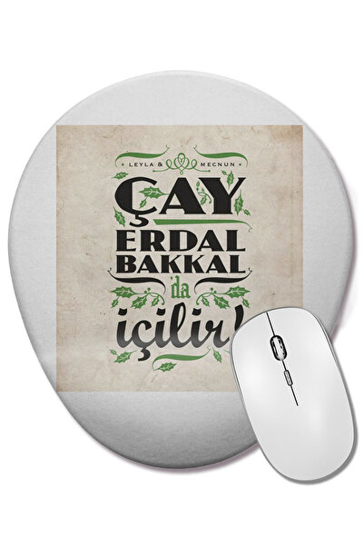 BASKI DÜNYASI Tea Erdal Drinks at the Grocery Store Erdal Bakkal Oval Mouse P...