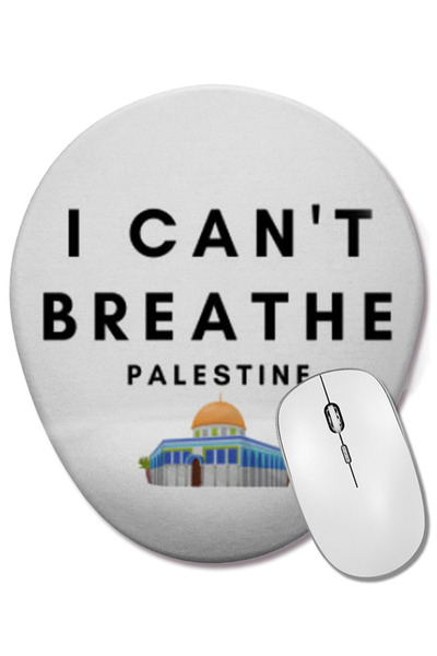 BASKI DÜNYASI Mouse Pad oval I LOVE MOMS cu suport pentru încheietura mâinii