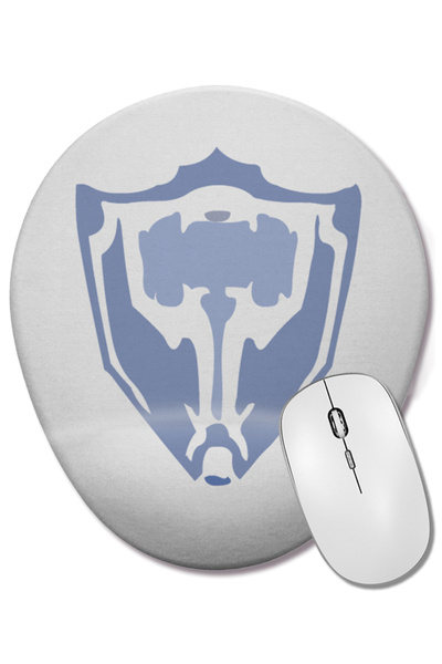 BASKI DÜNYASI Mouse Pad oval Ta Na Mira cu suport pentru încheietura mâinii