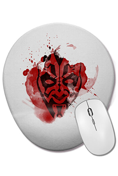 BASKI DÜNYASI Star Wars Darth Maul ovalna podloga za miša sa podrškom za zglob