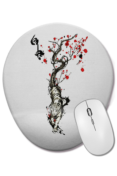 BASKI DÜNYASI Οβάλ ποντίκι με υποστήριξη καρπού Tigre Chines