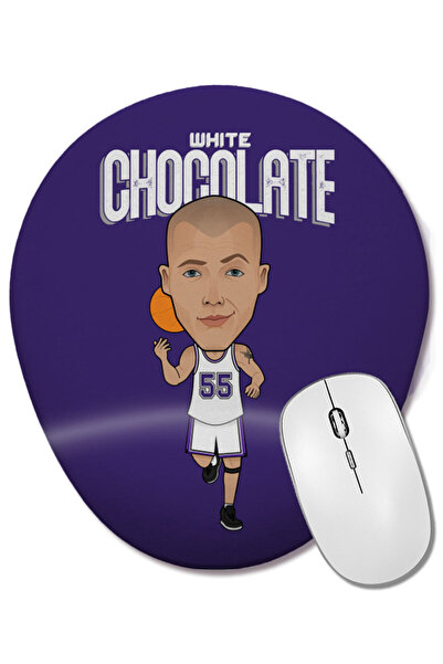BASKI DÜNYASI Mouse Pad oval Jason Williams cu ciocolată albă, cu suport pent...