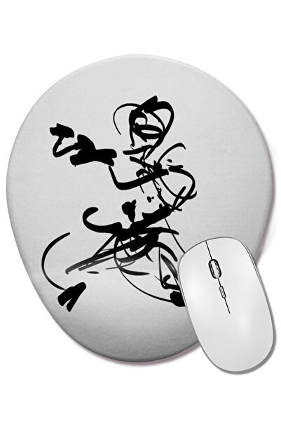 BASKI DÜNYASI Mantisstyle Kung Fu Oval Mouse Pad με στήριγμα καρπού