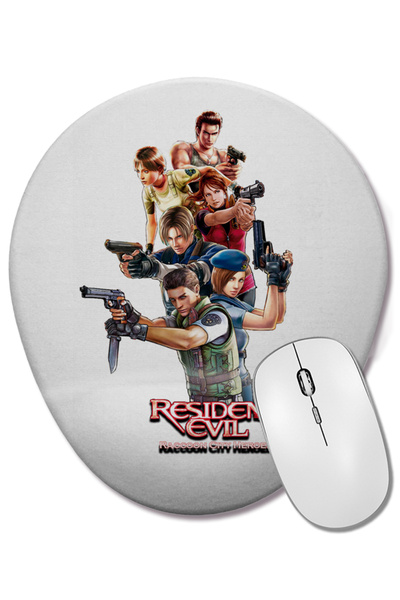 BASKI DÜNYASI Οβάλ ποντίκι με υποστήριξη καρπού ResidentEvil