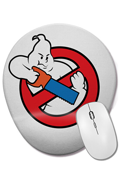BASKI DÜNYASI Mouse Pad oval Ghostbusters Bustin Out cu suport pentru încheie...