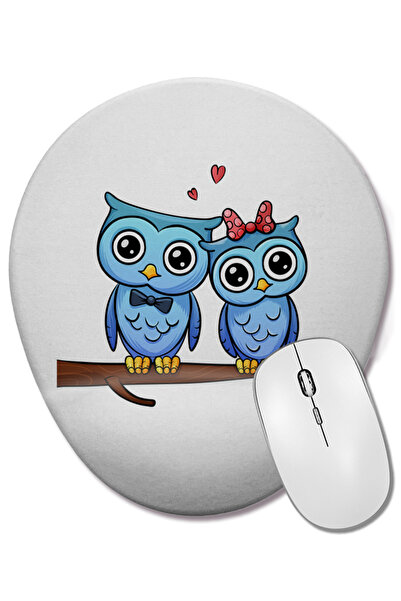 BASKI DÜNYASI Cadou pentru iubit de Ziua Îndrăgostiților 062 Mouse Pad oval c...