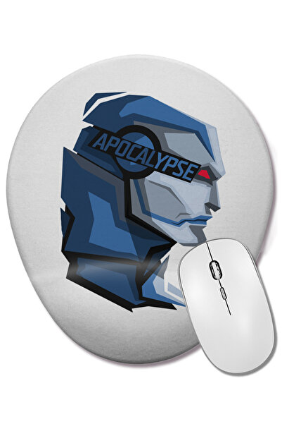 BASKI DÜNYASI Apocalypse Mesa De Trabajo Marvel Mouse Pad oval cu suport pent...