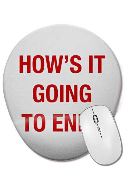 BASKI DÜNYASI The Truman Show How's It Going To End Mouse Pad oval cu suport ...