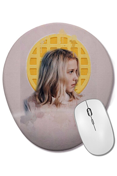 BASKI DÜNYASI Eleven Stranger Things 01 Οβάλ ποντίκι με υποστήριξη καρπού