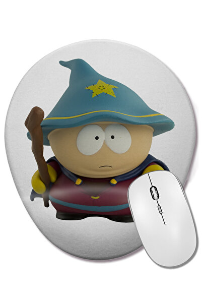 BASKI DÜNYASI South Park Eric Cartman 07 Mouse Pad oval cu suport pentru încheietura mâinii