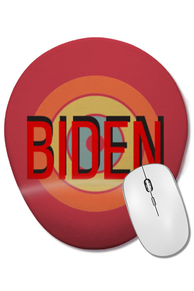 BASKI DÜNYASI Democrat Biden 2024 Election - Mouse Pad oval în stil retro vin...