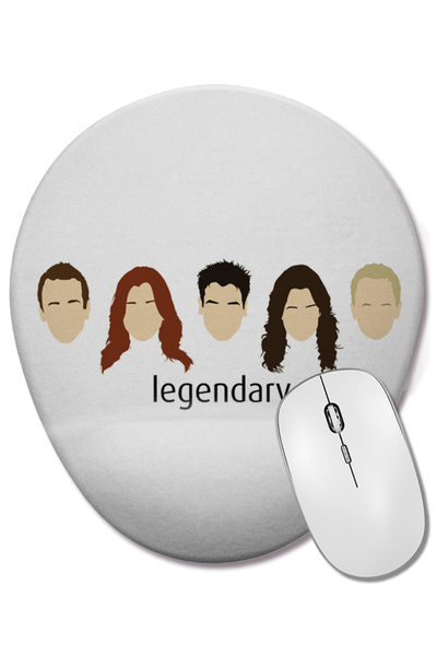 BASKI DÜNYASI Cum am cunoscut-vă mama? Tampă de mouse ovală cu suport pentru ...