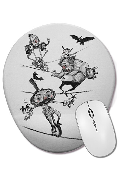 BASKI DÜNYASI Οβάλ ποντίκι με υποστήριξη καρπού Freak Show