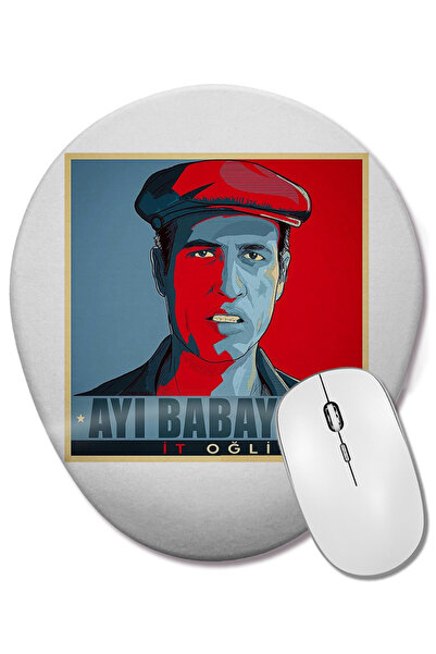 BASKI DÜNYASI Οβάλ ποντίκι υπολογιστή με στήριγμα καρπού Kemal Sunal İt Oğlu İt