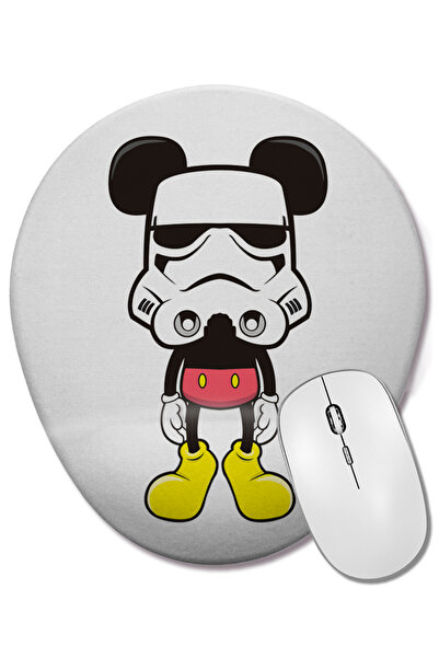 BASKI DÜNYASI Mouse Pad oval Michael Myers cu suport pentru încheietura mâinii