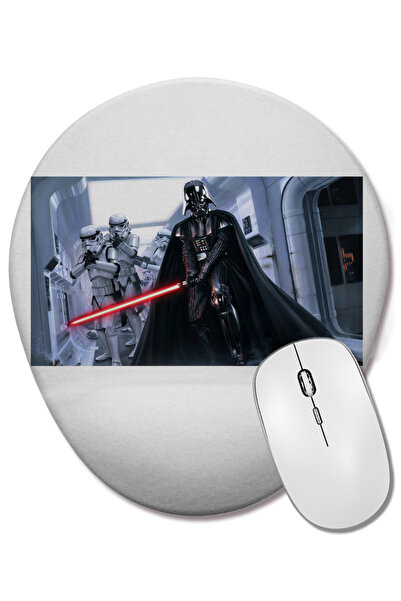 BASKI DÜNYASI Star Wars ''Μασκάκι του Ντάρθ Βάιντερ Οβάλ ποντίκι με υποστήριξ...