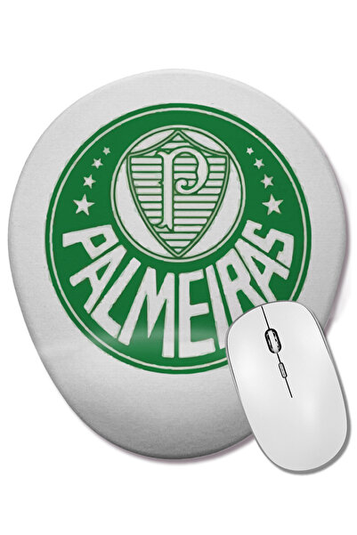 BASKI DÜNYASI Mouse Pad oval Palmeiras cu suport pentru încheietura mâinii