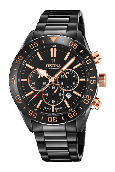 FESTİNA Ceas bărbătesc F20577/1, cuarț, 44mm, 10ATM