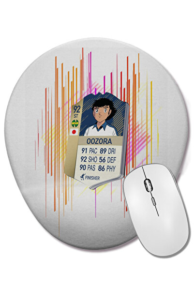 BASKI DÜNYASI Овална подложка за мишка Tsubasa Ultimate Team с опора за китката