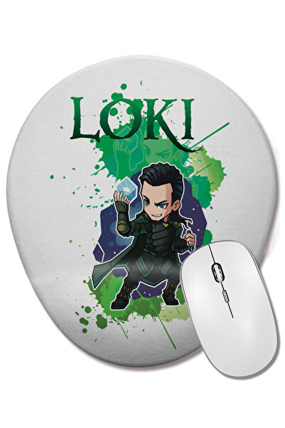 BASKI DÜNYASI Marvel Loki Οβάλ ποντίκι με οπίσθια υποστήριξη καρπού