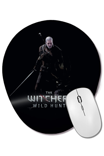 BASKI DÜNYASI Mouse Pad oval The Witcher 06 cu suport pentru încheietura mâinii