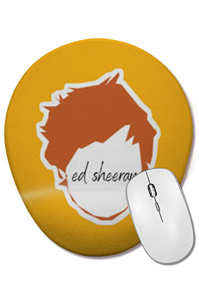BASKI DÜNYASI Οβάλ ποντίκι ποντικοπολεμικής χρήσης με λογότυπο Ed Sheeran Art...