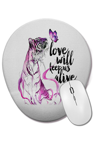 BASKI DÜNYASI Οβάλ ποντίκι με υποστήριξη καρπού Tigre Love