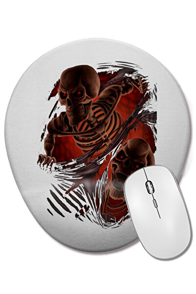 BASKI DÜNYASI Mouse Pad oval cu suport pentru încheietura mâinii