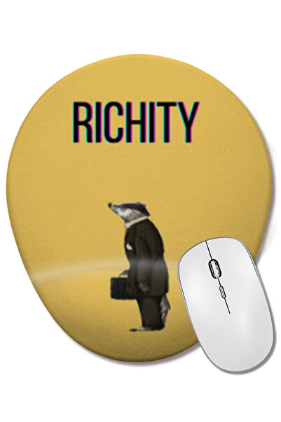 BASKI DÜNYASI Fantastic Mr Fox-RICHITY Οβάλ ποντίκι με υποστήριξη καρπού