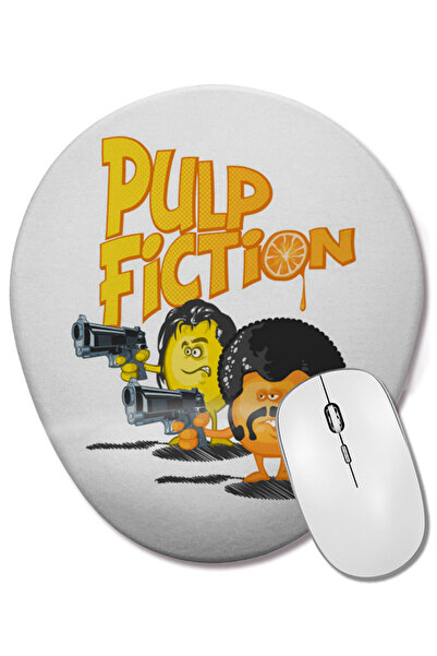 BASKI DÜNYASI Οβάλ ποντίκι ποντικιού Pulp Fiction με στήριγμα καρπού